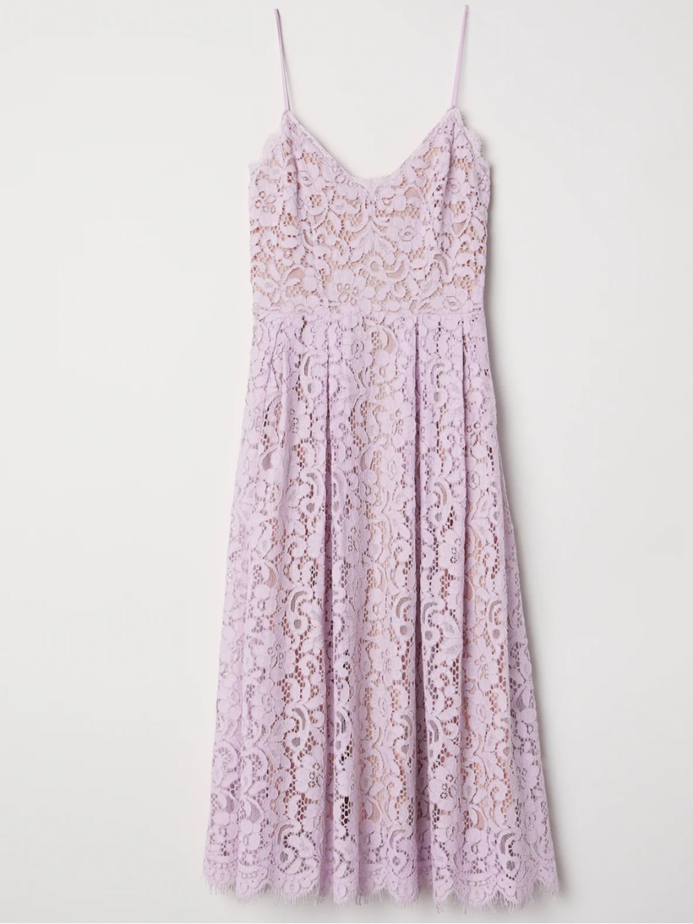 H&M Light Purple/Lilac Lace Dress